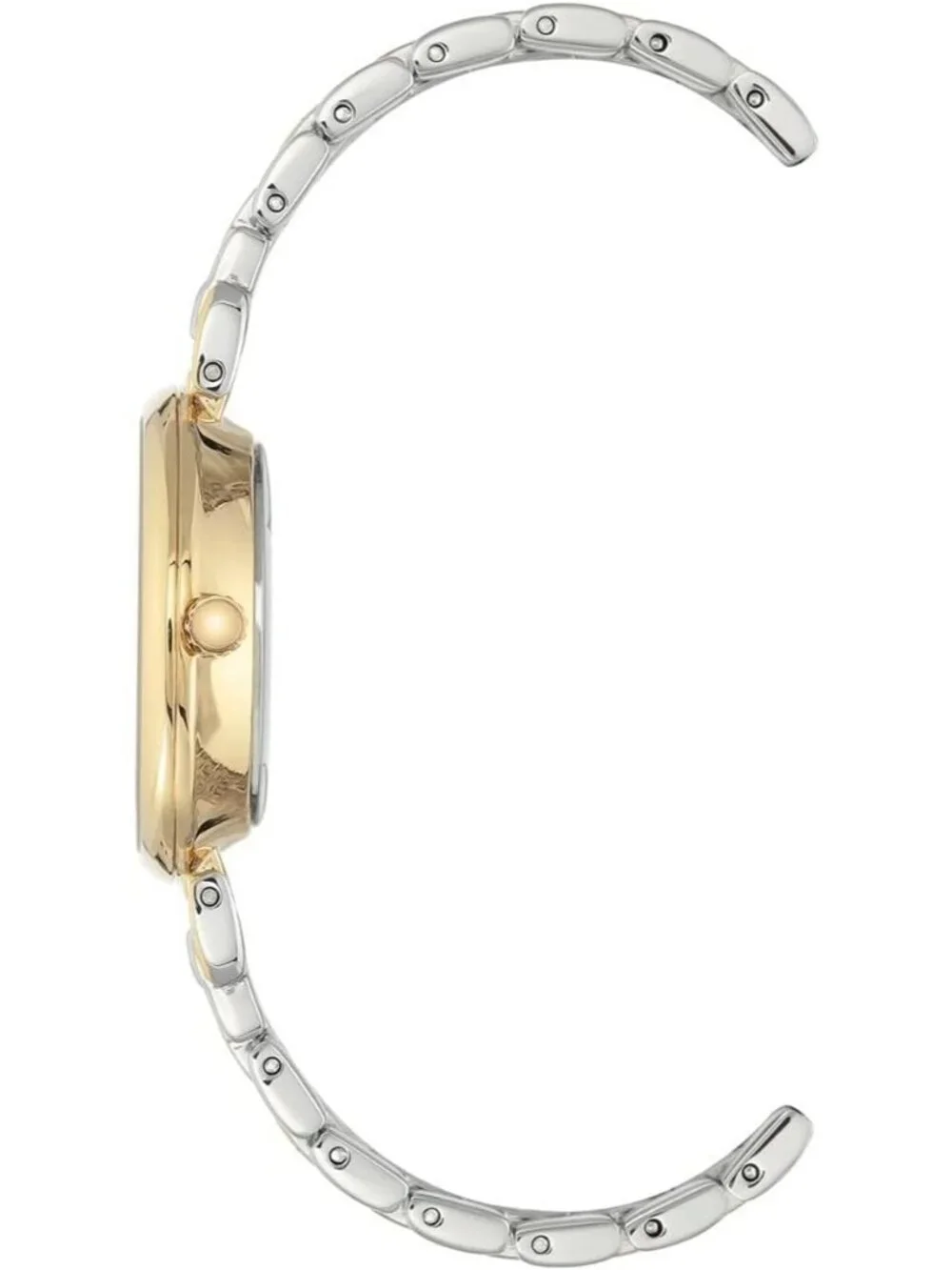 Anne Klein Women's Silver Green Japanese Quartz Roman Numeral Bracelet Watch